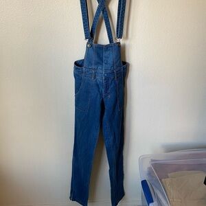 KSubi Women’s Skinny Overalls Blue Size 26 One Piece Denim